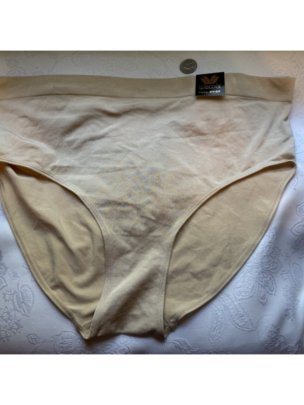 Wacoal 838175 B-Smooth Seamless Full Shaping Brief Size 5XL Nude NEW - Picture 5 of 9